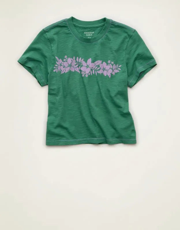 AE Surf Graphic Shrunken Tee