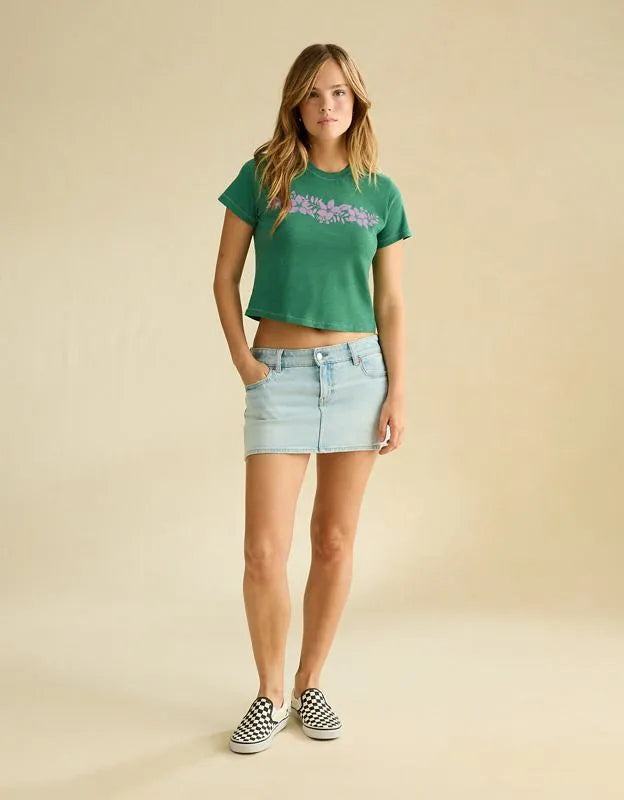 AE Surf Graphic Shrunken Tee