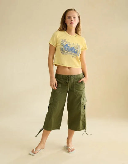 AE Surf Graphic Shrunken Tee
