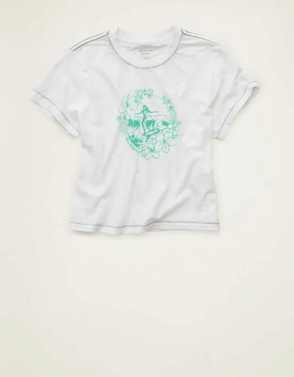 AE Surf Graphic Shrunken Tee