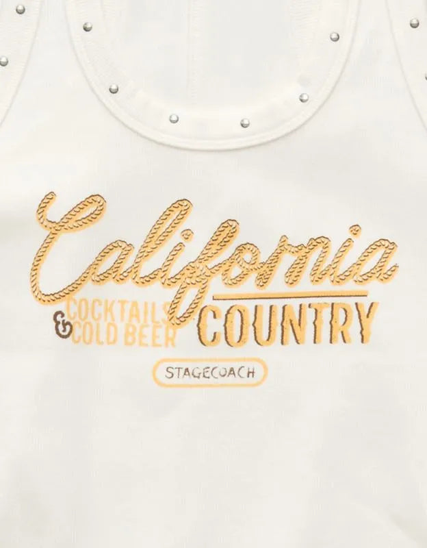 AE x Stagecoach Racerback Tank Top