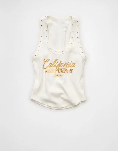 AE x Stagecoach Racerback Tank Top