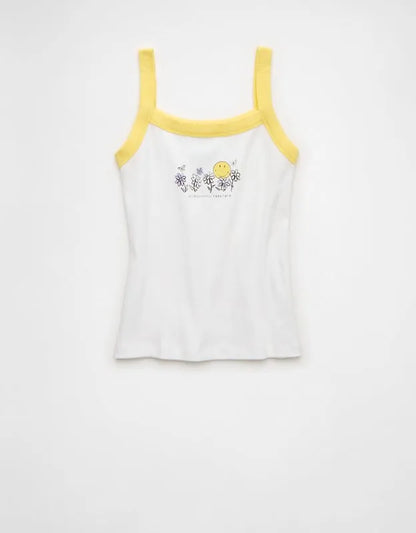 AE | Smiley® Graphic Tank Top