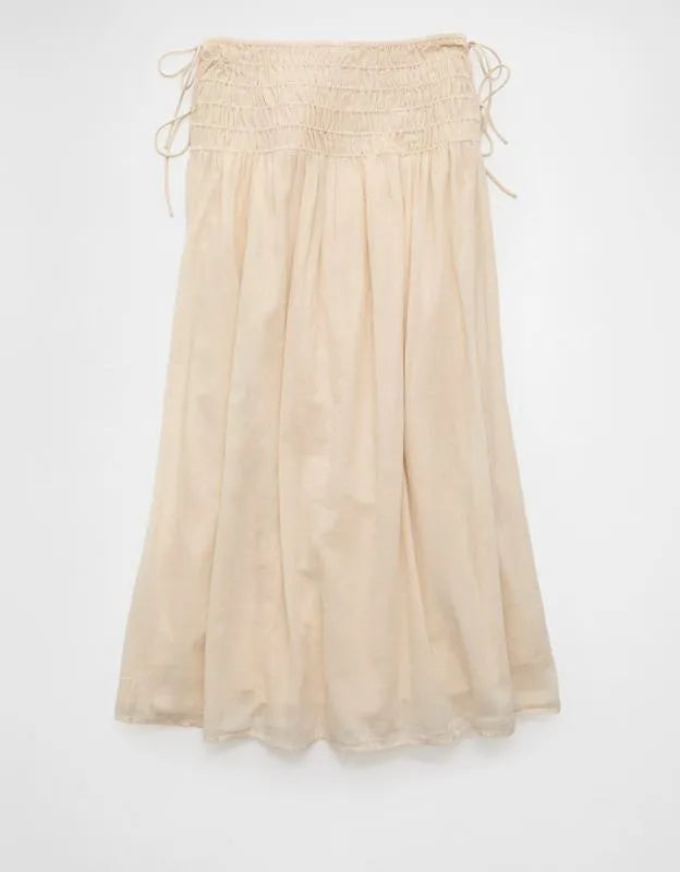 AE High-Waisted Tie Side Maxi Skirt