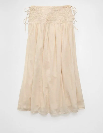 AE High-Waisted Tie Side Maxi Skirt