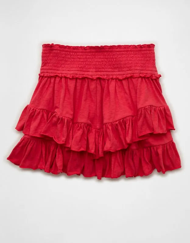 AE Sunchaser Tiered Mini Skirt