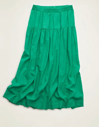 AE Mid-Rise Linen-Blend Maxi Skirt