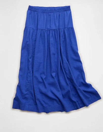AE Mid-Rise Linen-Blend Maxi Skirt