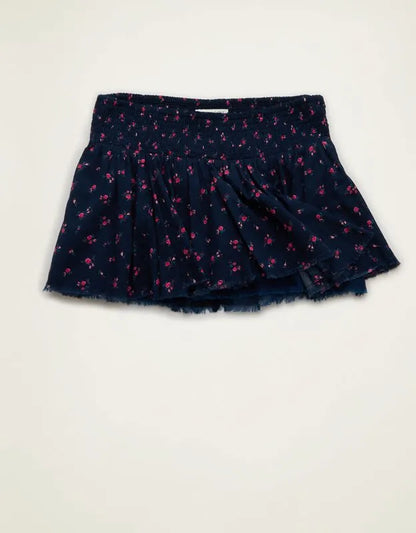 AE Low-Rise Smocked-Waist Micro Skirt