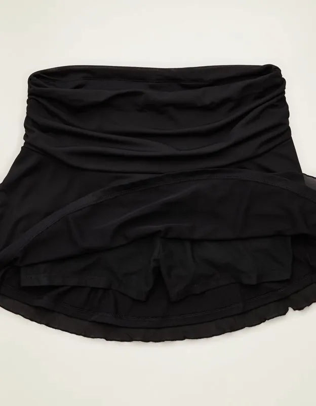 AE Mid-Rise Mesh Mini Skirt