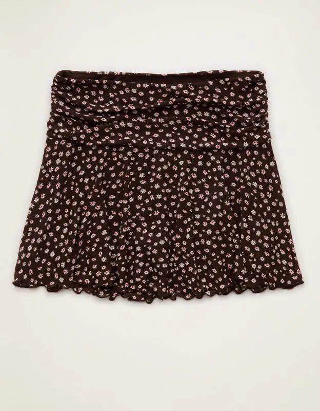 AE Mid-Rise Mesh Mini Skirt