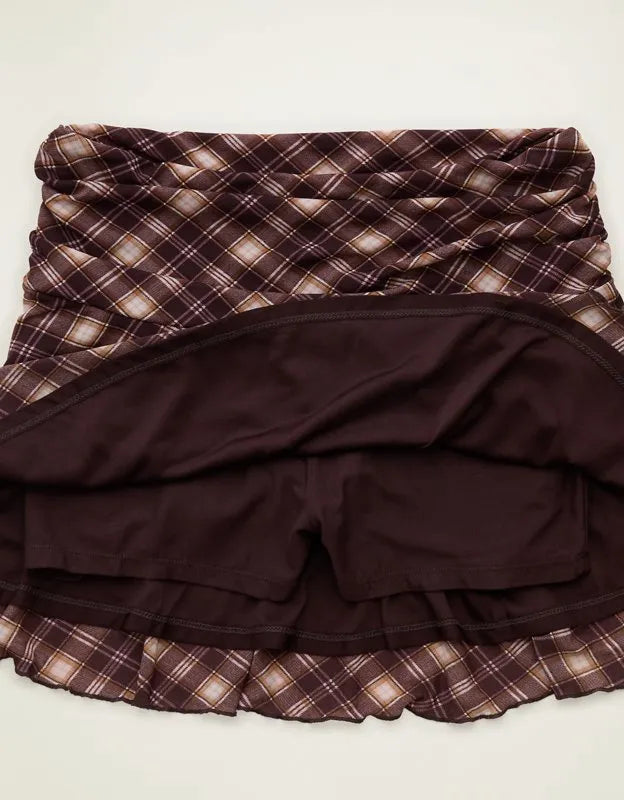 AE Mid-Rise Mesh Mini Skirt