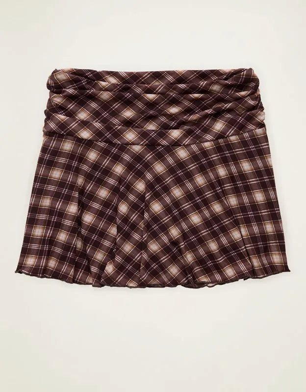 AE Mid-Rise Mesh Mini Skirt