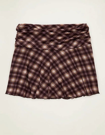 AE Mid-Rise Mesh Mini Skirt