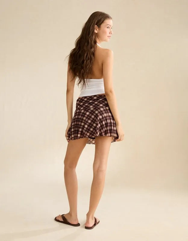 AE Mid-Rise Mesh Mini Skirt