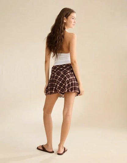 AE Mid-Rise Mesh Mini Skirt