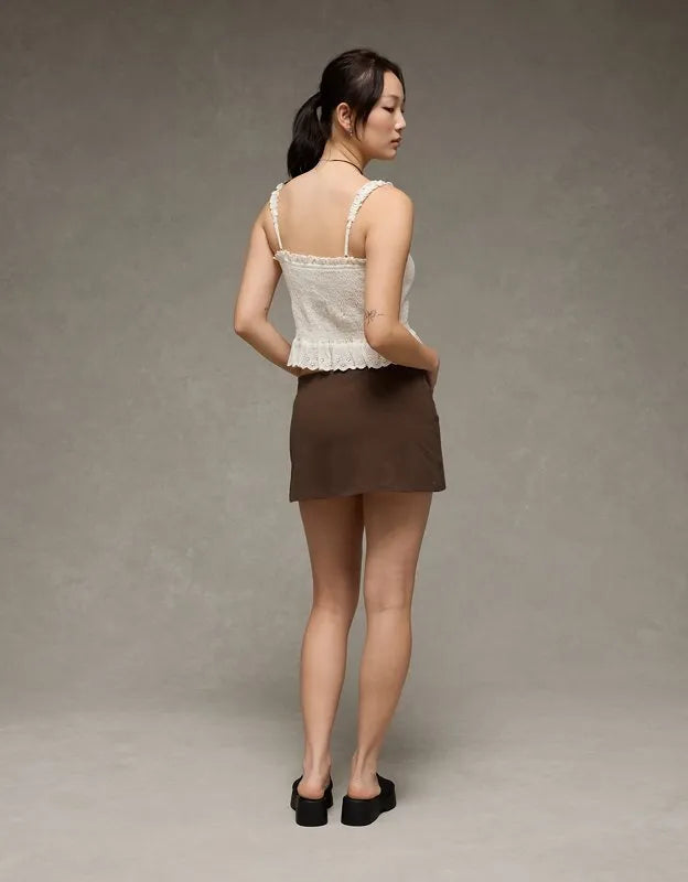 AE Low-Rise It Knit Micro Mini Skirt