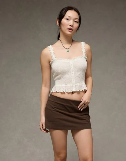 AE Low-Rise It Knit Micro Mini Skirt