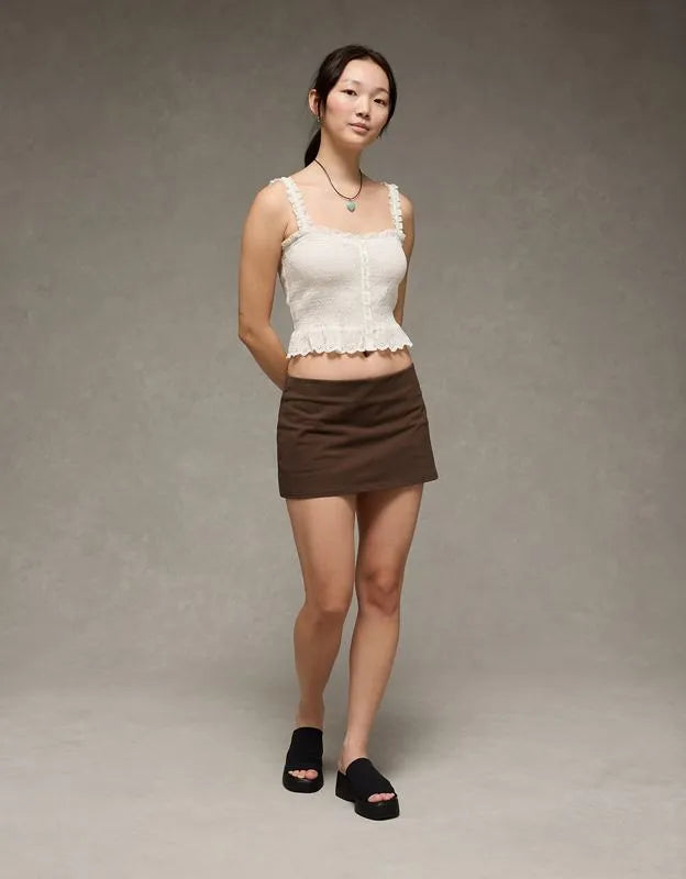 AE Low-Rise It Knit Micro Mini Skirt