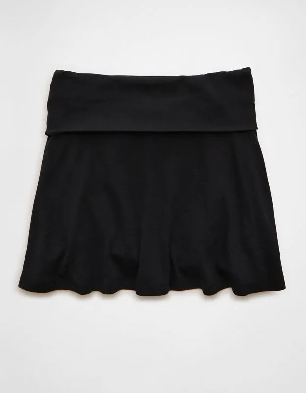 AE Foldover Knit Mini Skirt