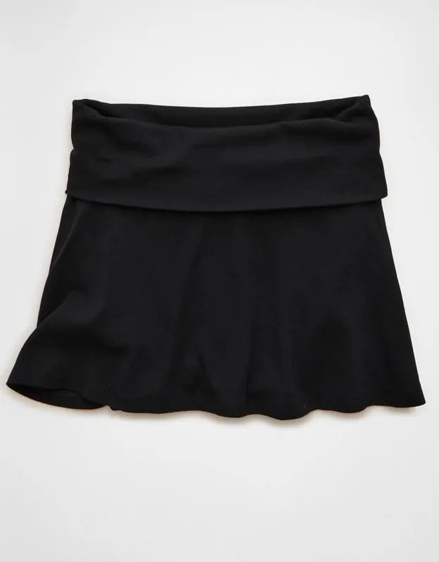 AE Foldover Knit Mini Skirt