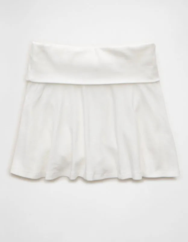 AE Foldover Knit Mini Skirt