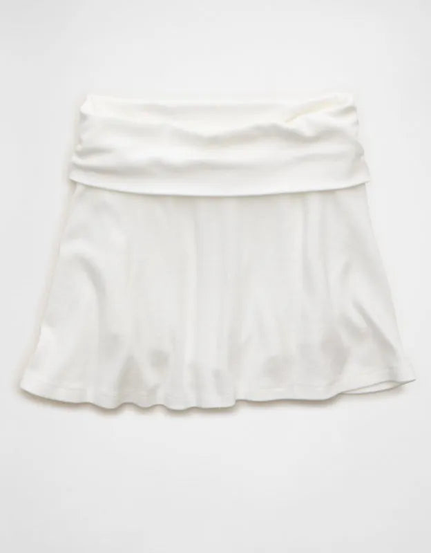AE Foldover Knit Mini Skirt