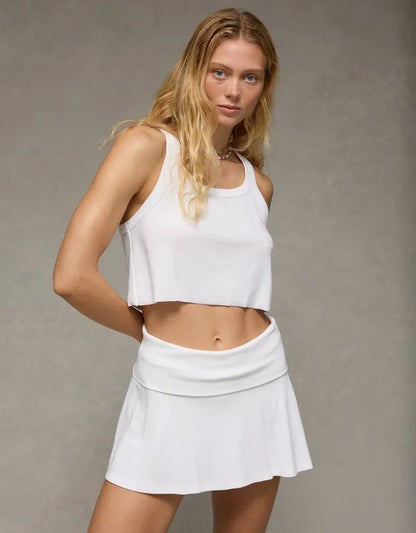AE Foldover Knit Mini Skirt