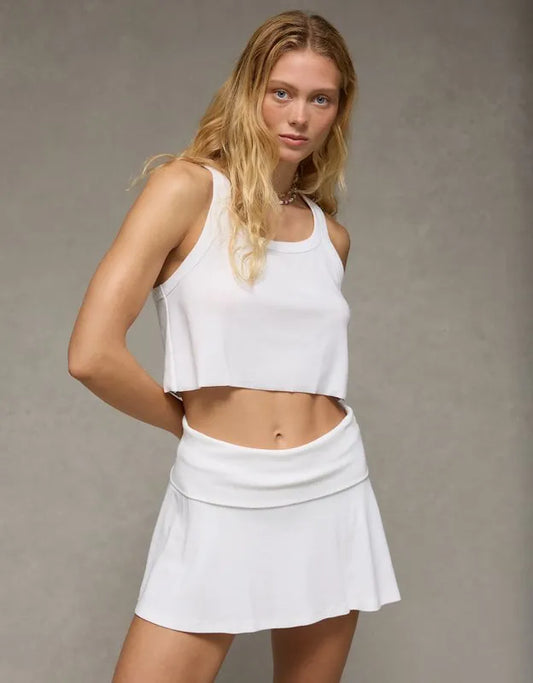 AE Foldover Knit Mini Skirt