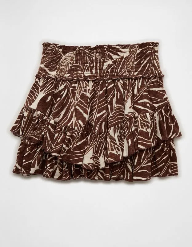 AE Sunchaser Tiered Mini Skirt