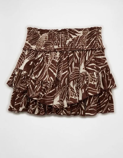 AE Sunchaser Tiered Mini Skirt
