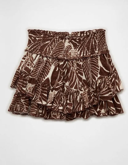 AE Sunchaser Tiered Mini Skirt