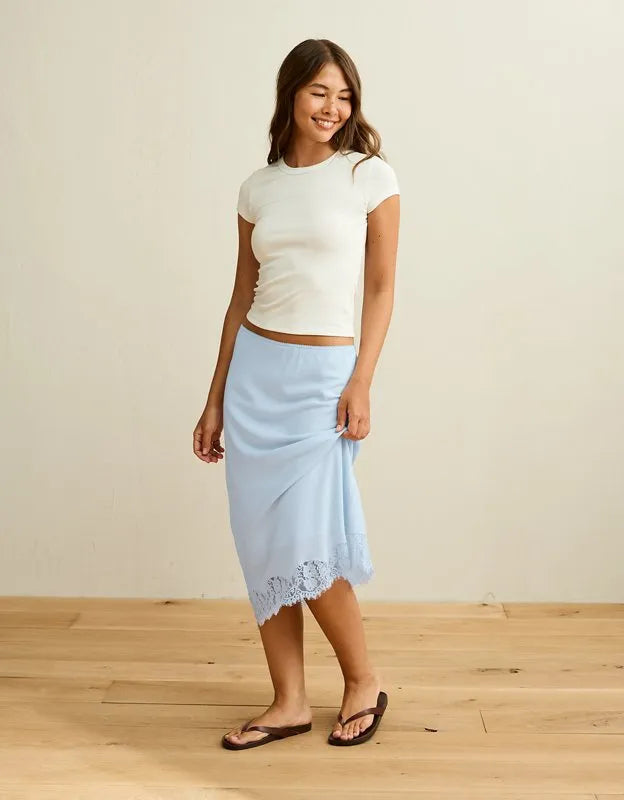 AE Low-Rise Midi Skirt