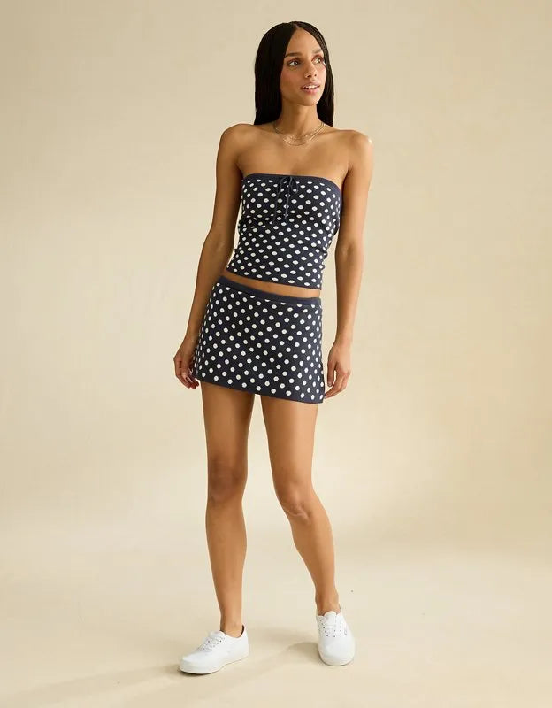 AE Low-Rise Sweater Micro Mini Skirt