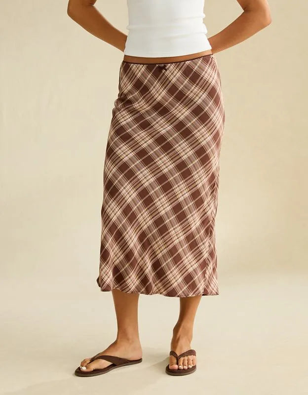 AE Low-Rise Slip Midi Skirt