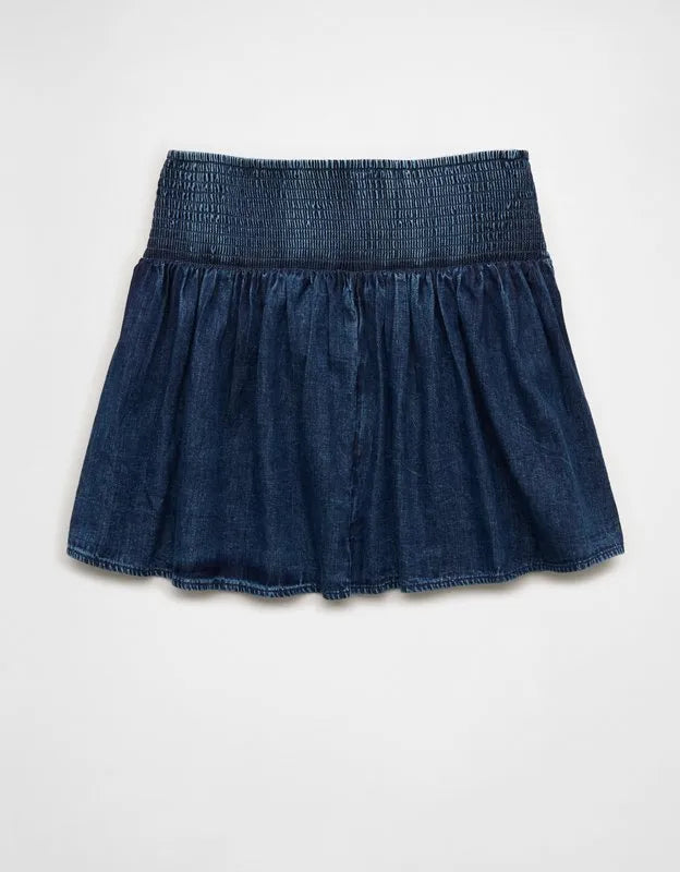 AE High-Waisted Dipped-Waist Mini Skirt