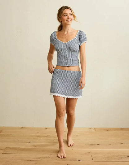 AE Low-Rise Micro Mini Skirt