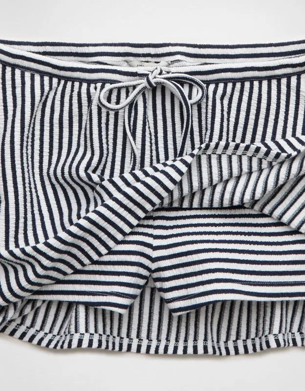AE Low-Rise Textured Mini Skirt
