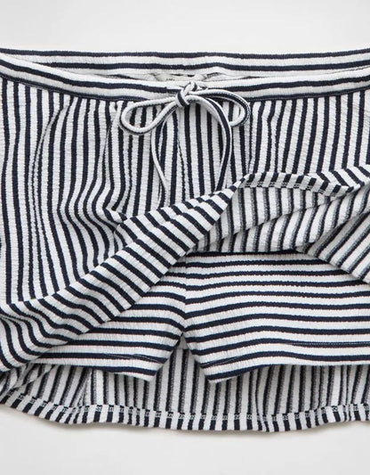 AE Low-Rise Textured Mini Skirt