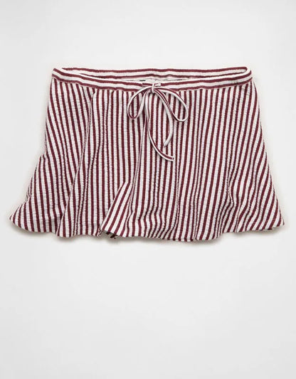 AE Low-Rise Textured Mini Skirt