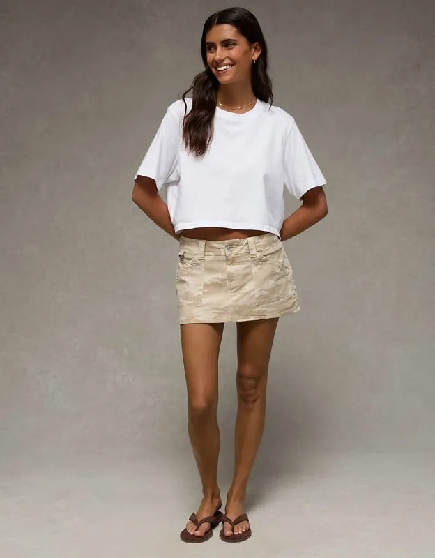 AE Super Low-Rise Perfect Micro Mini Skirt