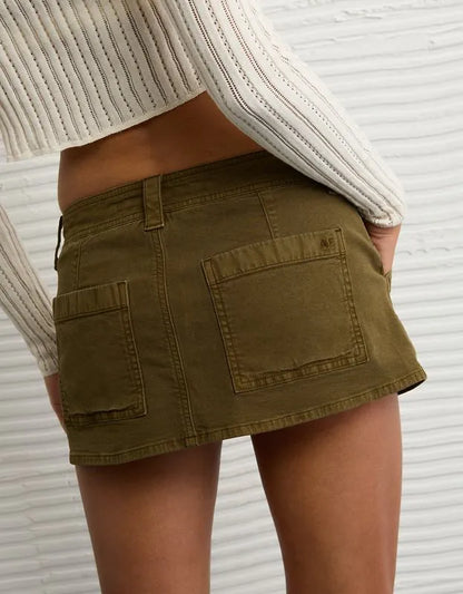 AE Super Low-Rise Perfect Micro Mini Skirt