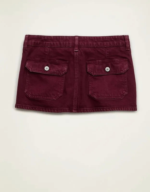 AE Stretch Super Low-Rise Perfect Micro Mini Skirt