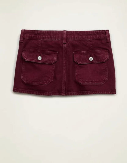 AE Stretch Super Low-Rise Perfect Micro Mini Skirt