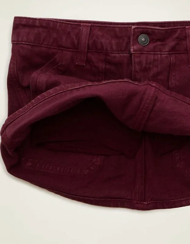 AE Stretch Super Low-Rise Perfect Micro Mini Skirt