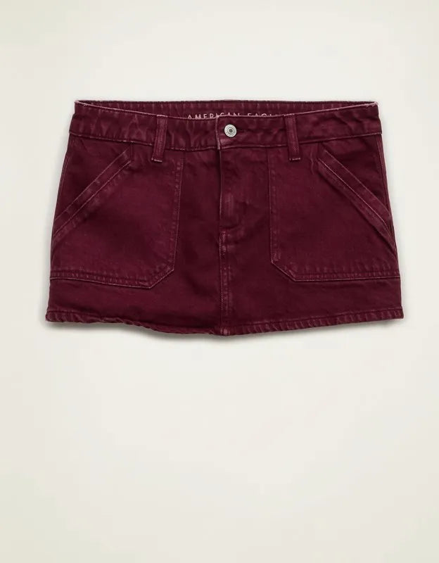AE Stretch Super Low-Rise Perfect Micro Mini Skirt