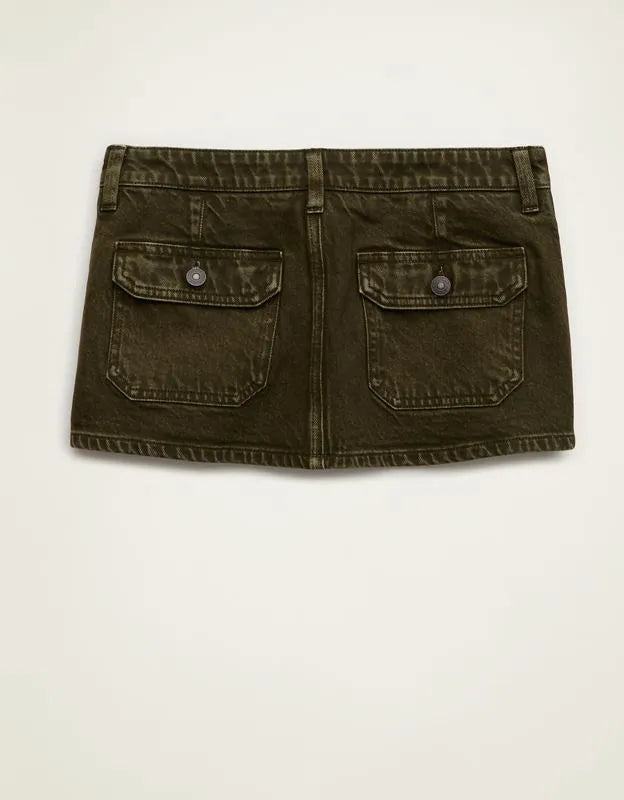 AE Stretch Super Low-Rise Perfect Micro Mini Skirt