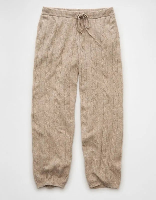 AE Cable Knit Sweatpant