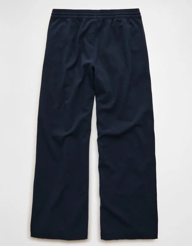 AE Stretch Low Rise Wide-Leg Track Pant
