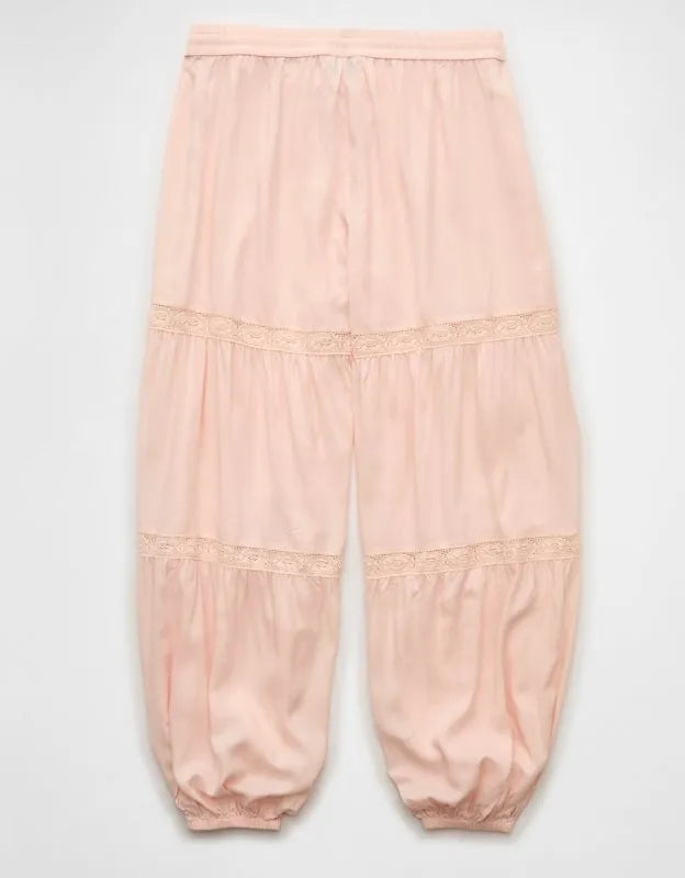 AE Low-Rise Lace Insert Jogger